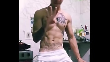 Preview 2 of Asian Solo Cum - Dotado pauzudo dan&ccedil_ando de cueca branca