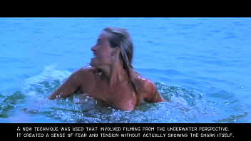 Preview 1 of Jangle Zex - Jaws: Sexy Nude Blonde Skinny Dipping Girl GIF