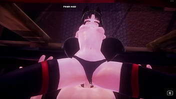 Preview 4 of Three China Girls Hot - Renge H-Scene | Monster Girl Island : Prologue