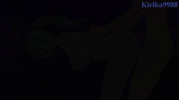 Preview 4 of Demi Rase - Urushibara Kaguya and Tsuchinaga Hiyori intense sex. - Blue Archive Hentai