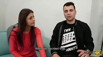 Preview 3 of Shamale Duda - HUNT4K. Guy doesnt have enough money but his GF sells her pussy