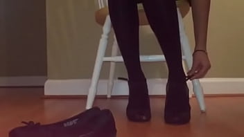 Preview 4 of Nupur Sen - Shoe play and try on