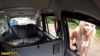 Preview 1 of Upskirt Spring Break - Fake Taxi Big boobs MILF Bianca Finnish fucks for free ride