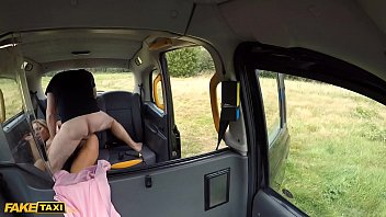 Preview 4 of Upskirt Spring Break - Fake Taxi Big boobs MILF Bianca Finnish fucks for free ride