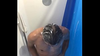 Preview 2 of Please Dont Cum In Me Brother - Taking shower