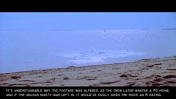 Preview 4 of Family Sex Rocks - Jaws: Sexy Nude Blonde Skinny Dipping Girl GIF