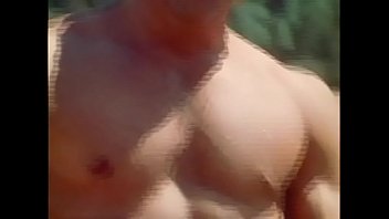 Preview 3 of Big Smol Boy And Girl Sxe Video - Teasing and Touching Bulges in Speedo - Vintage