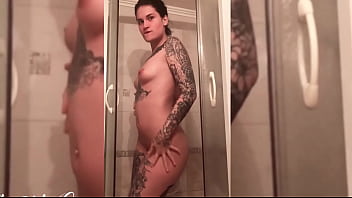 Preview 1 of Swiving Sex - Big Ass Teasing and Masturbating with Shower - Hot Solo