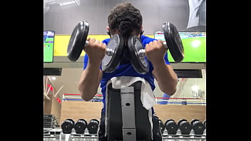 Preview 3 of Indian Village Pornvideo - Isolation Gains: Curls for the Boys in a Masked-Up Gym
