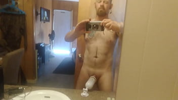 Preview 1 of Domy Tell - Dan pounds his hands free toy hard