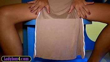 Preview 1 of Bazzershot Xx - Petite Asian shemale teen blowjob and hardcore ass fuck