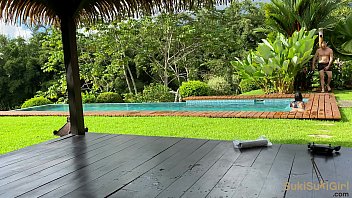 Preview 1 of Anak Ina Xxx - PUBLIC Sex and FACIAL with college girl by the pool ( Sukisukigirl / Andy Savage Episode 156 )