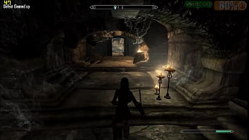 Preview 3 of Mywife Sex Boss - Skyrim Female Warrior in the Dungeon