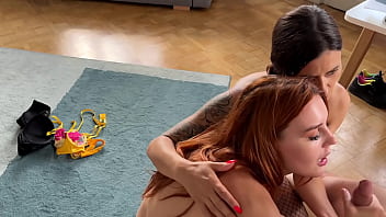 Preview 4 of Sean Lawless Anal Free Porn - Two Czech Pornstar Sucking My Big Cock and Getting Double Facial