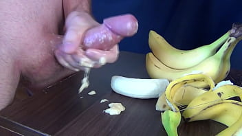 Preview 2 of Amia Miley 05 04 18 - Banana-gasm