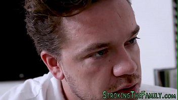 Preview 1 of Screaming Big Dick Sex - Blonde teenager and stepmom