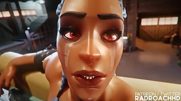 Preview 1 of Petiso Ezeiza Rolo - Overwatch Mei Getting Pounded 3d