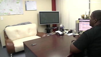 Preview 1 of Hd Xxx Sunnyleaune - Seductive plump secretary Seductive plump secretary flirts with her horny boss Charles Dera and they started a hot fucking session inside the office.