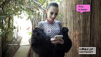 Preview 1 of Weri Denjar Xxx - Skinny teen slut Aria Haze gets pounded again by Hookup Hotshot
