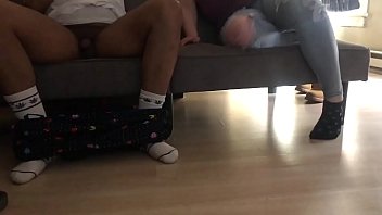 Preview 1 of Mom Show Me Your Tits - Dick sucks