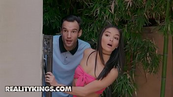 Preview 1 of Bigaro Sex Vidov - Sneaky Sex - (Alex Legend,  Emily Willis) - Naughty At The Neighbors - Reality Kings