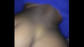 Preview 2 of Sister And Brother Liltel - Big black ass getting hit at night while his s.
