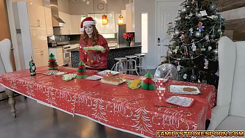Preview 1 of Nagaur Porn - Horny Stepfamily is in the midst of an orgiastic Christmas session
