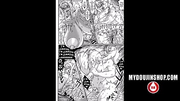 Preview 4 of Ardo Zaban - MyDoujinShop - Tsunade&#039_s Tits Are Falling Out Of Her Shirt Naruto Uzumaki Hentai Comic