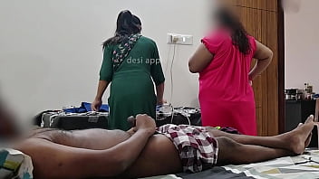 Preview 2 of Sunny Leone 2015 Sexy Bp - Flashing dick to maid caught in hidden camera