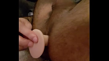 Preview 1 of Pronindia - Dildo in Tight Brown Asshole