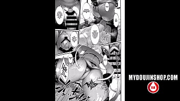 Preview 3 of Raylene Licking - MyDoujinShop - Anime Girl Shows of Her Big Tits Falling Out of a Bikini ~ Almost Transparent UO Denim Fate Grand Order Hentai Comic