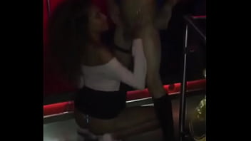 Preview 4 of Mom Dad Funked Watching Boy Giri - Venezolana de Caracas en discoteca mamando polla a striper