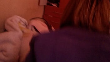 Preview 4 of Blowjob Lic - Sentadillas en tanga rosa
