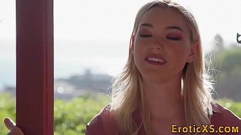 Preview 1 of Homemade Wife Drinking Piss - Blonde babe gets rimjob and rides