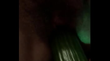 Preview 1 of Mum Wank Son Dad Wank Cum - Cucumber
