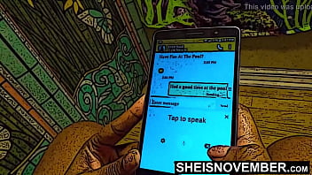 Preview 2 of Aiswsrarai Sex Fuck Tubr - Ebony Cartoon Slut Taking A Long Piss On The Toilet,  Msnovember Ebony Hentai Peeing While Texting Step Dad With Pussy Exposed ,  Sexy Ebony Thighs Open Pissing on Sheisnovember