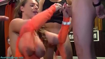 Preview 4 of Young Chub Swallow - b. bukkake orgy with sexy susi
