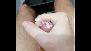 Preview 4 of Mom And Doughter Teen - Quick cumshot in the toilet