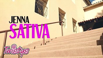 Preview 1 of Girl Sucks Dog Dick - Feature Film - (Jenna Sativa,  Jelena Jensen) - Sorority Blues Part 3 - Twistys