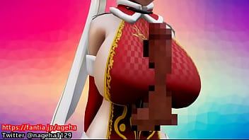 Preview 1 of Mmf Hardcore Rape Porn - パツンパツンの衣装で着衣パイズリ