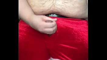 Preview 2 of Hardhcord - Fat Guy Jacking Off On Christmas