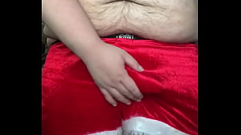 Preview 1 of Hardhcord - Fat Guy Jacking Off On Christmas