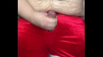 Preview 4 of Hardhcord - Fat Guy Jacking Off On Christmas