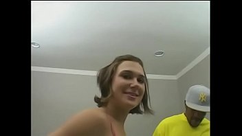 Preview 2 of Busty Zlezies - Young Roxie West gets in car with the black guy for first-class fucking