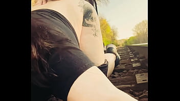 Preview 1 of Hot Big Booty Penis - Rubynalexfantasy -Ruby gets Railed on the Railroad