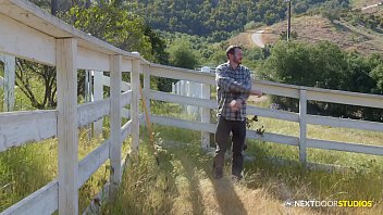Preview 2 of Teen Boy Old Age Women Fuck - NextDoorStudios Boss Catches Workers Fucking On The Farm