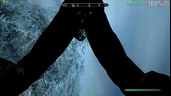 Preview 4 of Son Fuk Mom In Clothes - Troll traveller skyrim