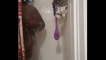 Preview 3 of Couger Latin Mom - Bbwkim4u in the shower