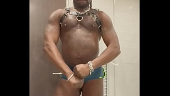 Preview 3 of Ass Fingering Boob - Black Flex &amp_ Muscle Butt Performance Teaser