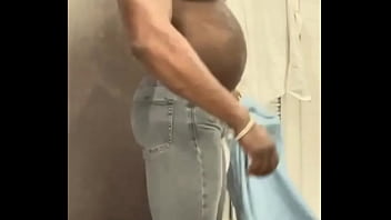 Preview 1 of Ass Fingering Boob - Black Flex &amp_ Muscle Butt Performance Teaser